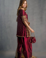 EXCLUSIVE DESIGNER SEQUANCE EMBROIDERY WORKED PUNJABI SALWAAR SUIT WITH DUPATTA
