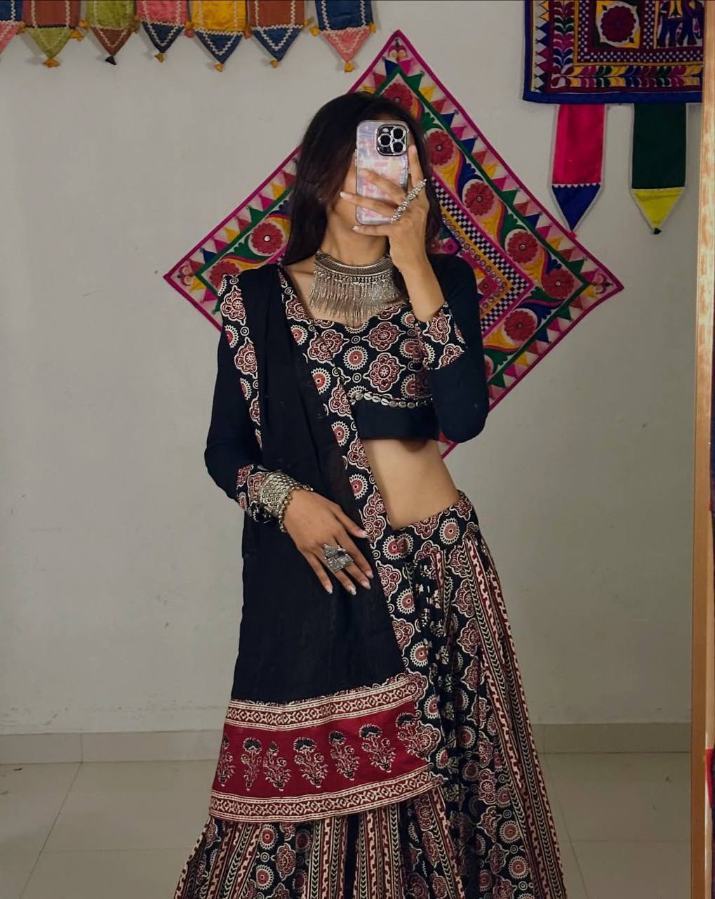 FOR THIS UPCOMING NAVARATRI SEASON OUR EXCLUSIVE FULL STITCHED LEHENGA CHOLI ✨