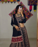 FOR THIS UPCOMING NAVARATRI SEASON OUR EXCLUSIVE FULL STITCHED LEHENGA CHOLI ✨