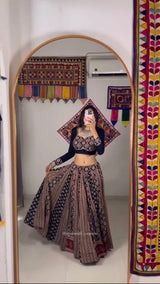 FOR THIS UPCOMING NAVARATRI SEASON OUR EXCLUSIVE FULL STITCHED LEHENGA CHOLI ✨