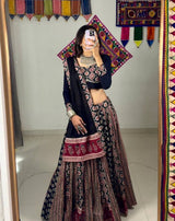 FOR THIS UPCOMING NAVARATRI SEASON OUR EXCLUSIVE FULL STITCHED LEHENGA CHOLI ✨