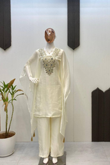 DESIGNER WEAR EXCLUSIVE SUIT SET WITH REAL MIRROR WORK ✨
