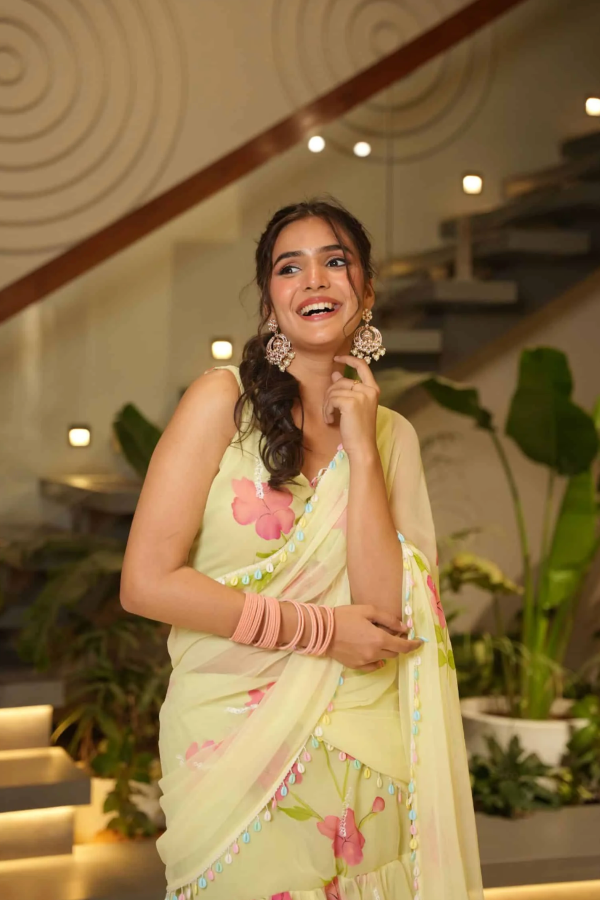 Mehfil Mint Premium Embroidered Lehenga Saree