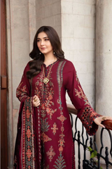 Bring a touch of sophistication to your festive wardrobe with this Designer Wear Embroidered Top, Pant &amp; Dupatta Set 💝.